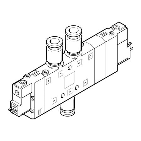 Solenoid Valve CPE24-M3H-5/3B-QS-10